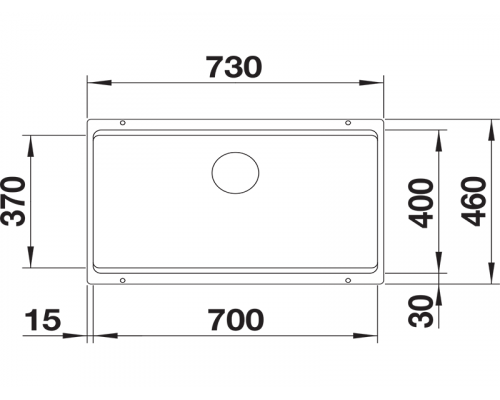 Кухонна мийка Blanco ETAGON 700-U 527762 чорний