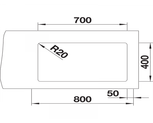 Кухонна мийка Blanco ETAGON 700-U 527762 чорний