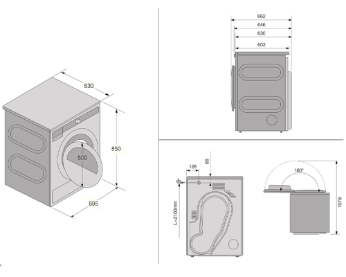 Сушильна машина Asko  T 108 HW