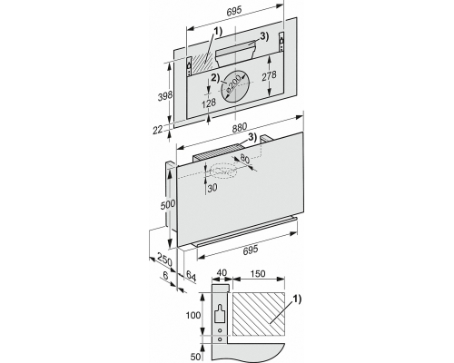 Витяжка Miele DA 9091 W Screen GRGR