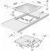 Варильна поверхня газова Miele KM 2010 EDST