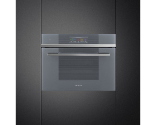 Духова шафа комбінована Smeg SF4106WMCS