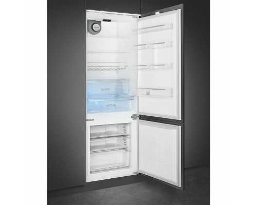 Вбудований двокамерний холодильник Smeg C475VE