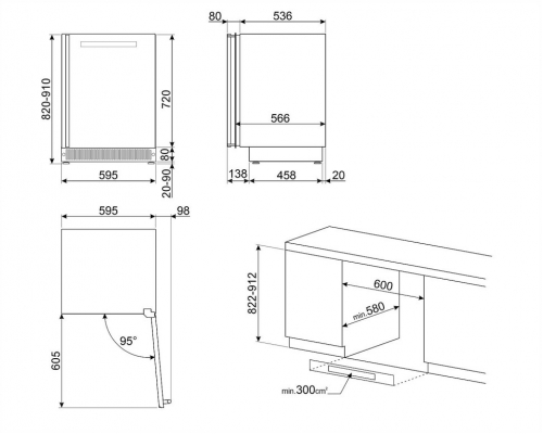 Smeg CVI638RWN3