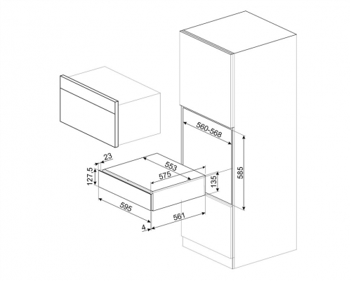 Вакууматор Smeg CPV115B3