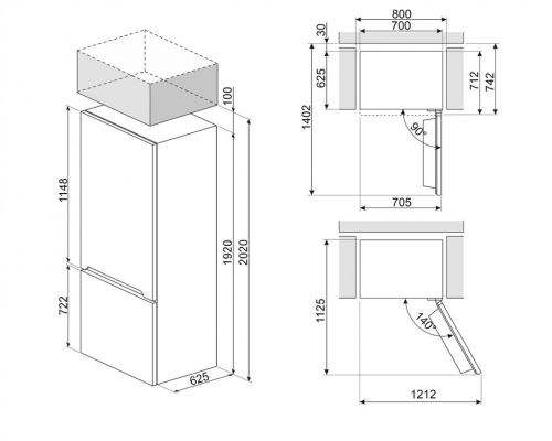 Smeg FC48KDND