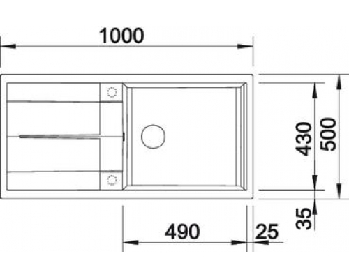 Кухонна мийка Blanco METRA XL 6S (515286) антрацит