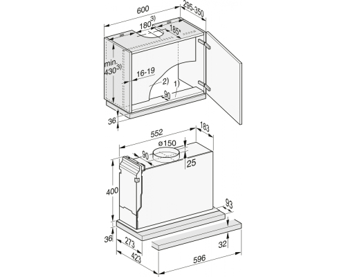 Витяжка Miele DAS 2620 Витяжка Miele DAS 2620