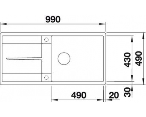 Кухонна мийка Blanco METRA XL 6 S-F (518883) темна скеля