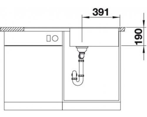 Кухонна мийка Blanco METRA XL 6 S-F (518883) темна скеля