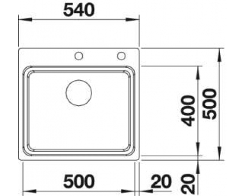 Кухонна мийка Blanco ETAGON 500-IF/A (521748)