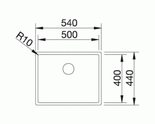 Кухонна мийка Blanco CLARON 500-U (521577)