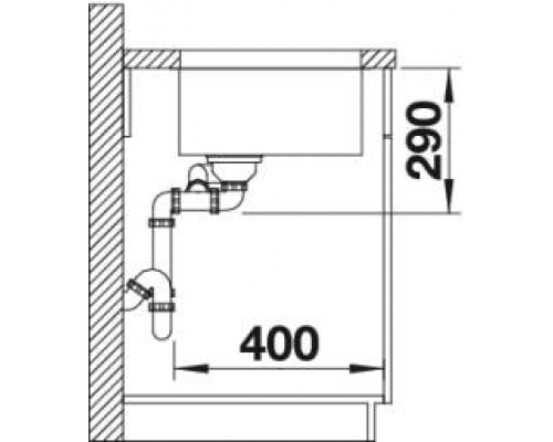 Кухонна мийка Blanco ANDANO 500/180-U (522991)