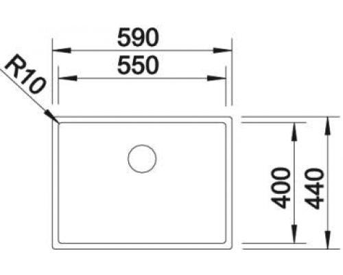 Кухонна мийка Blanco CLARON 550-U (521579)