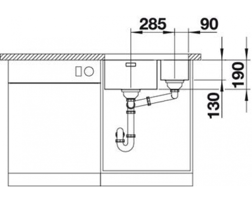 Кухонна мийка Blanco ANDANO 340/180-U (522979)