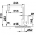 Кухонний змішувач Blanco MILI (523103) антрацит
