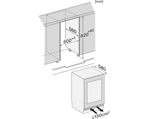 Винний холодильник Miele KWTUS 7054 F obsw