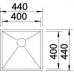 Кухонна мийка Blanco ZEROX 400-U (521585)
