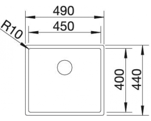 Кухонна мийка Blanco CLARON 450-U (521575)