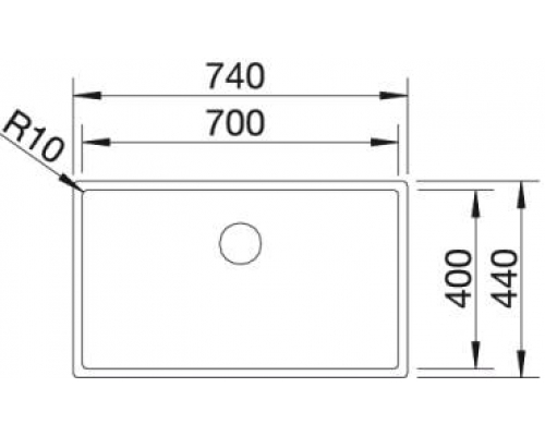 Кухонна мийка Blanco CLARON 700-U (521581)