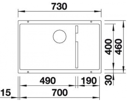 Кухонна мийка Blanco SUBLINE 700-U (523449) сірий беж