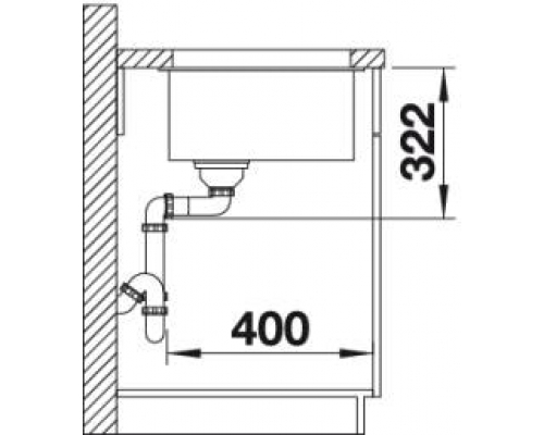 Кухонна мийка Blanco SUBLINE 700-U (523446) білий