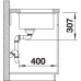Кухонна мийка Blanco SUBLINE 500-U (523433) темна скеля