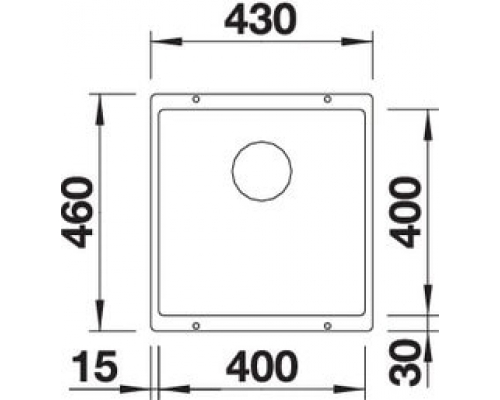 Кухонна мийка Blanco SUBLINE 400-U (523426) білий