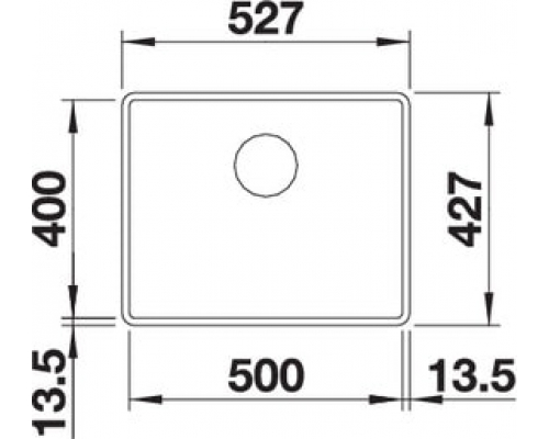 Кухонна мийка Blanco SUBLINE 500-F (523532) антрацит