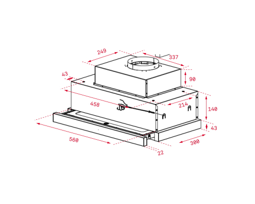 Телескопічна кухонна витяжка Teka CNL 6815 PLUS  40436840