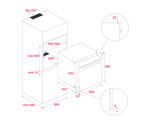 Духова шафа - пароварка Teka SteamGourmet HLB 8550 SC  111200001