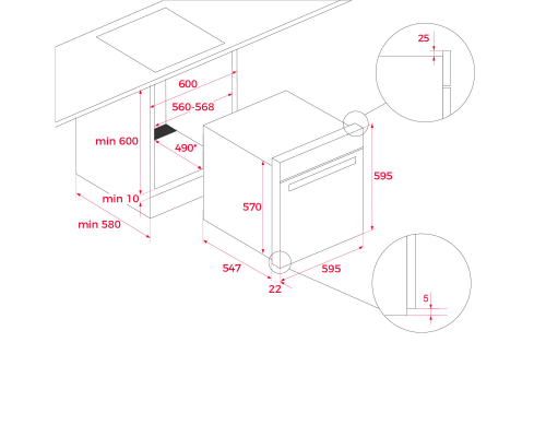 Духова шафа - пароварка Teka SteamGourmet HLB 8550 SC  111200001