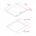 Індукційна варильна поверхня 60 см Teka IBC 64110 SSM BK  112520051