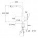 Кухонний змішувач з високим висувним виливом Teka IN 938 PLUS  116020010