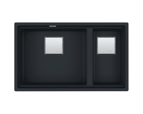 Кухонна  мийка Franke KUBUS 2 KNG 120 (125.0631.520) чорний матовий