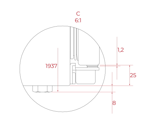 Вбудований холодильник Combi повний NoFrost Teka RBF 78780 FI WH  113560021