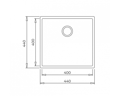 Гранітна мийка Teka Square 40.40 TG  115230029