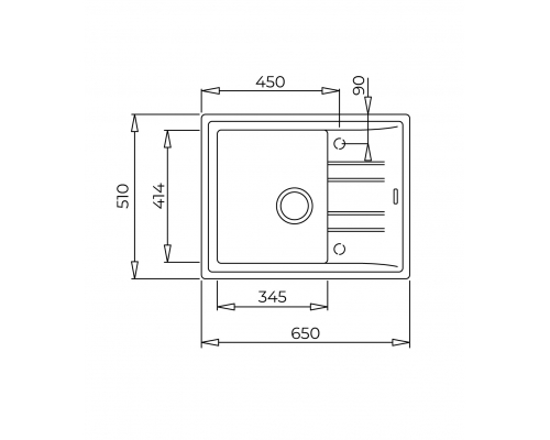 Гранітна мийка Teka Stone 45 B-TG 1B 1D  115330045