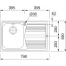 Кухонна  мийка Franke Logica line LLX 611-79 (101.0381.808)