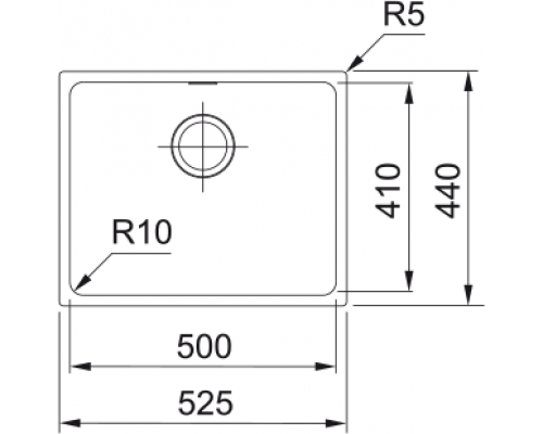 Кухонна  мийка Franke Sirius SID 110-50 (144.0649.561) сірий