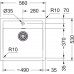 Мийка Franke Sirius SID 610-50, Тектонайт