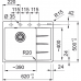 Мийка Franke Centro CNG 611-62 TL, Black Edition