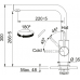 Змішувач Franke Glenda, поворотний невитяжний