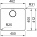 Кухонна  мийка Franke Mythos MYX 210-45 (127.0603.516) полірована