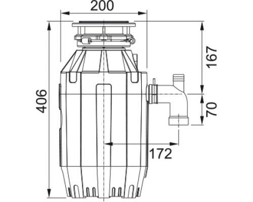 Измельчитель пищевых отходов Franke Turbo Elite TE-125 (134.0535.242)