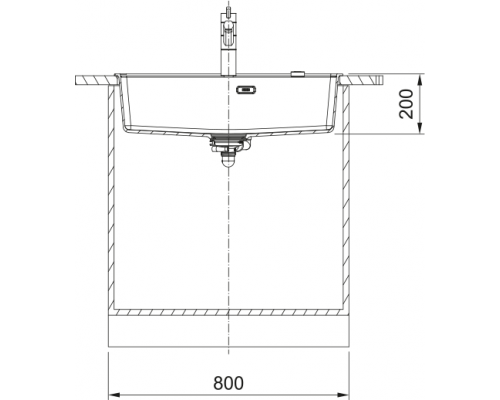 Мийка Franke Maris MRG 610-72 TL, Black Edition