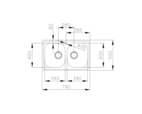 Мийка з нержавіючої сталі Teka Universe 80 B  115040011