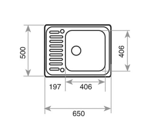 Мийка з нержавіючої сталі Teka Classic 1B  40109611