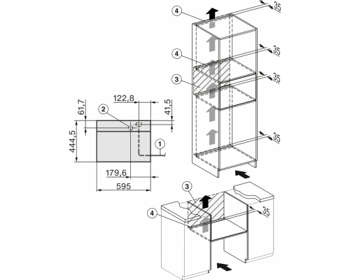 Парова шафа Miele DGM 7440 CleanSteel