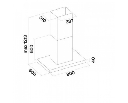 Витяжка Falmec Lumen 90 NRS